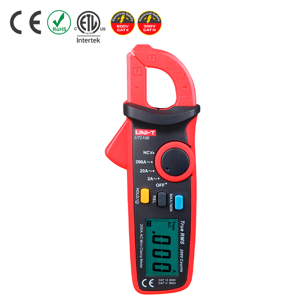 Unit Ut 210b UT-210B Mini pinza amperimétrica CNCV true RMS - Equipos de Medición Perú